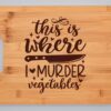 murder_vegetables Bamboe snijplank
